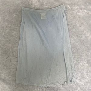 Agnes b sheer blue flowy skirt